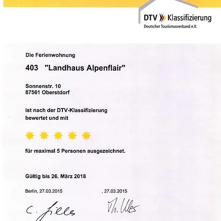 Alpenflair Whg 403 Apartamento Oberstdorf